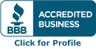 Better Business Bureau accredited business seal