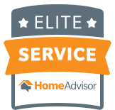 HomeAdvisor Elite Service award badge